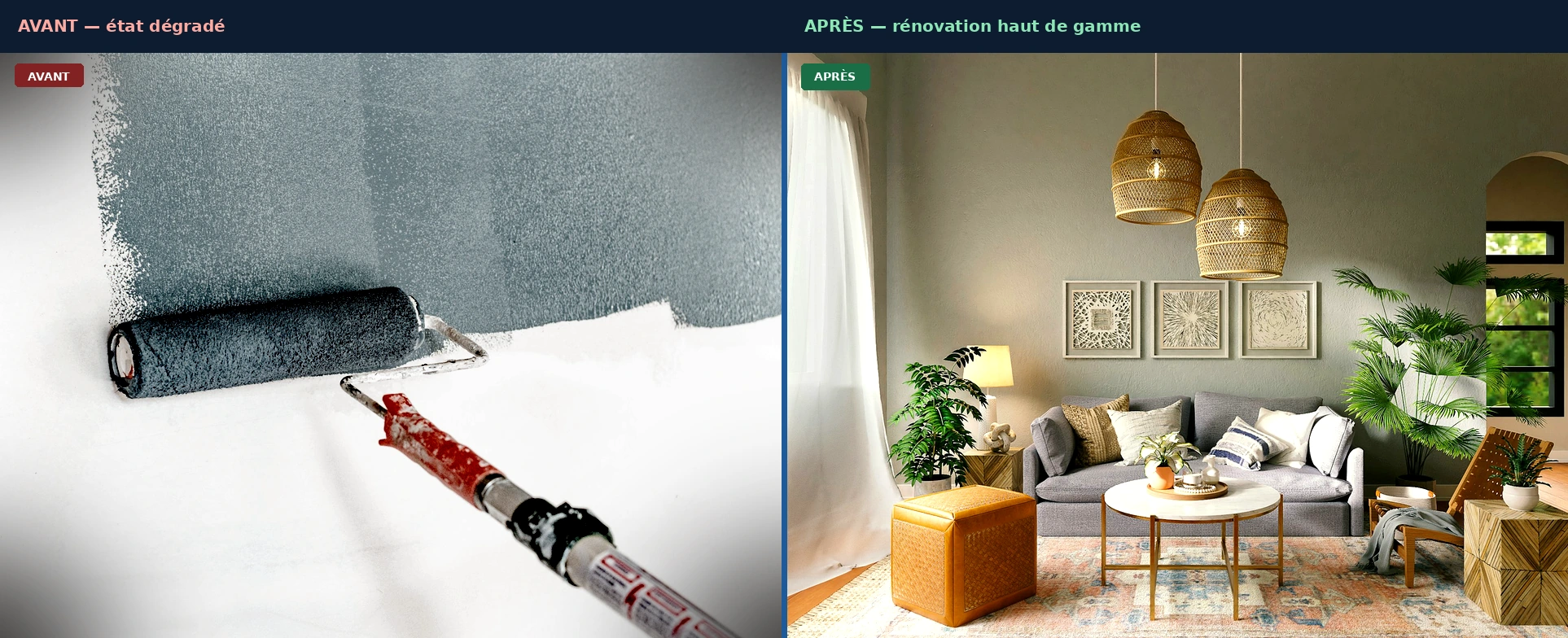Finitions habitat — illustration peinture