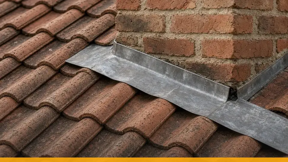 Point singulier de toiture : solin et passage en couverture